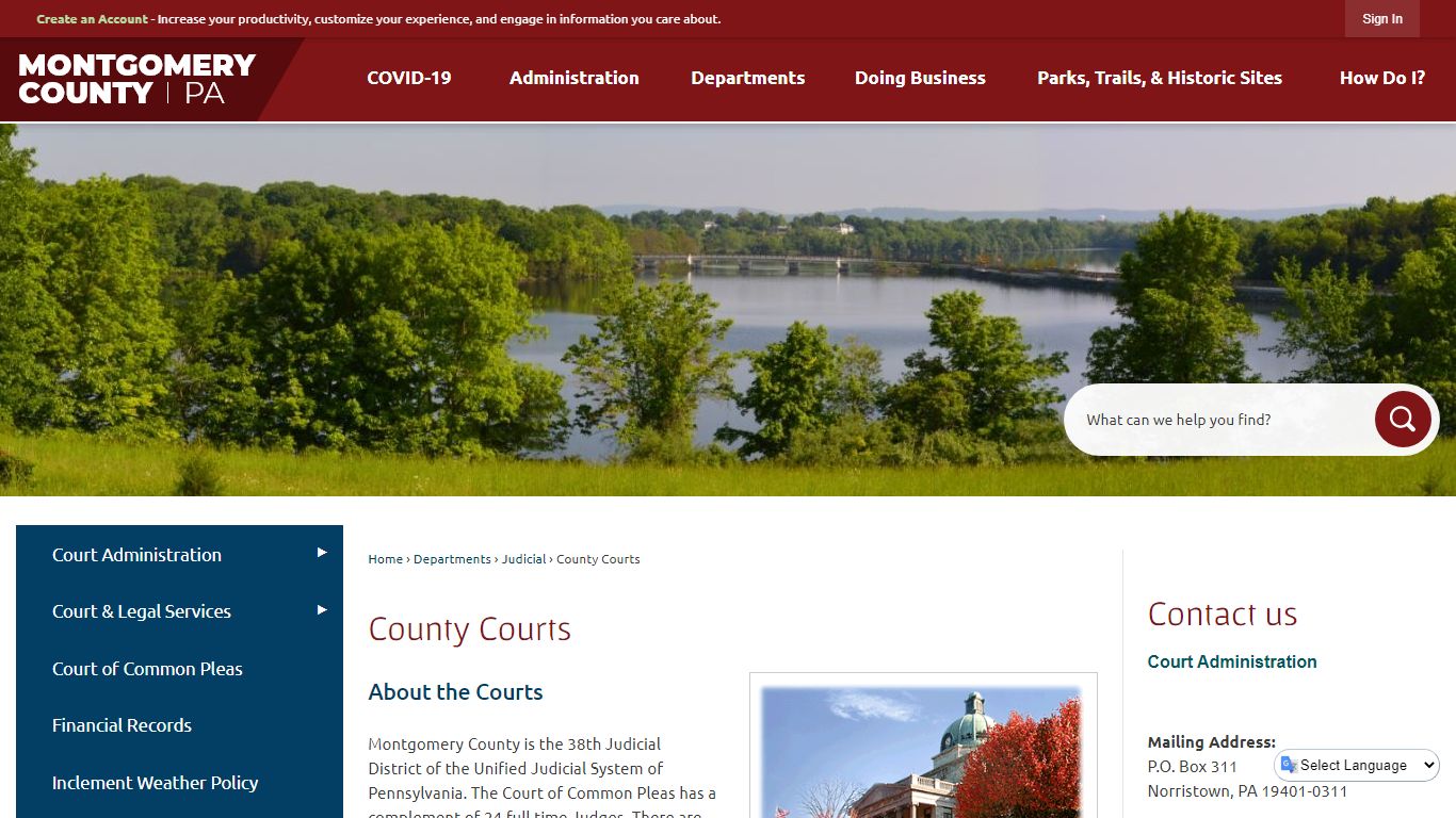 County Courts | Montgomery County, PA - Official Website